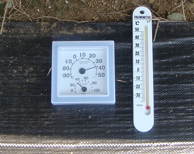 真夏の炎天下の防草シートの表面温度とソーラーパネルへの影響【補足編】